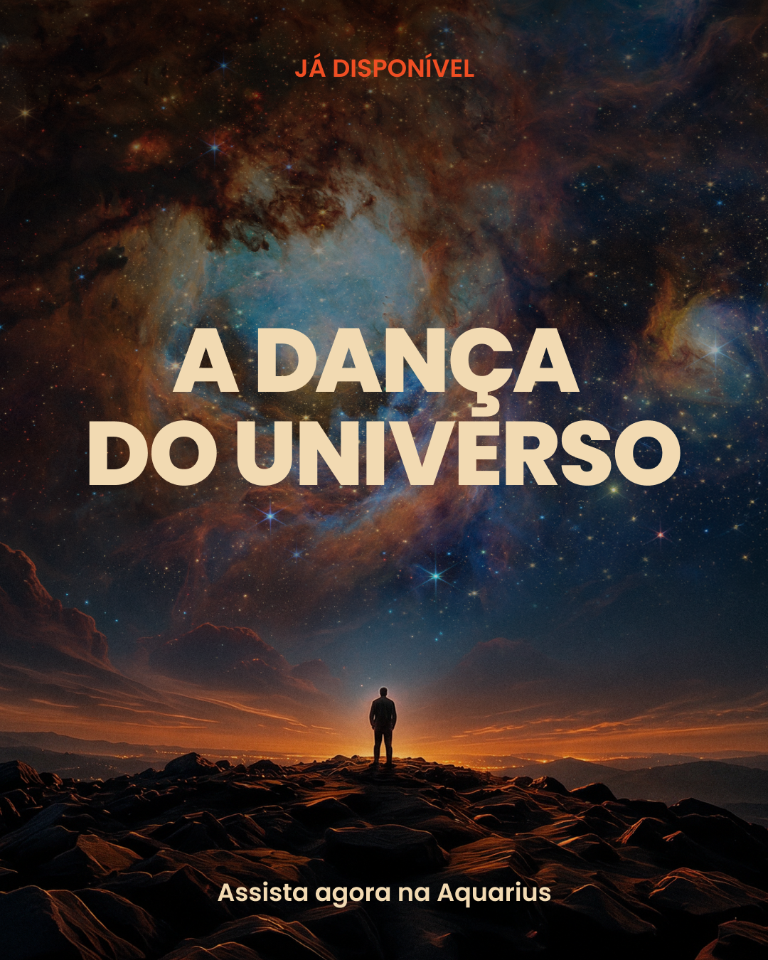Cartaz de A Dança do Universo, já disponível na Aquarius